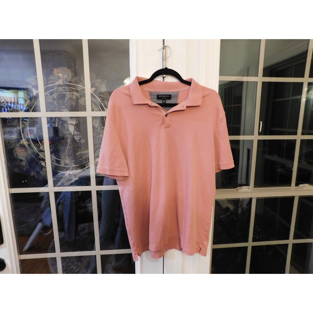 Banana Republic Men's Short Sleeve Dress Polo- XL